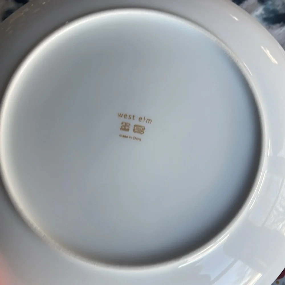 West Elm Animal Celebration Plates Set 3 Christmas Holiday 9” porcelain lama fox